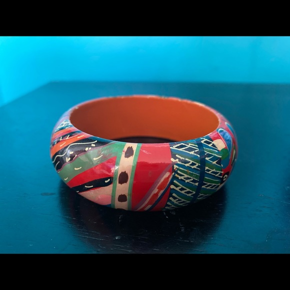 Hand painted Bangle - Picture 2 of 4